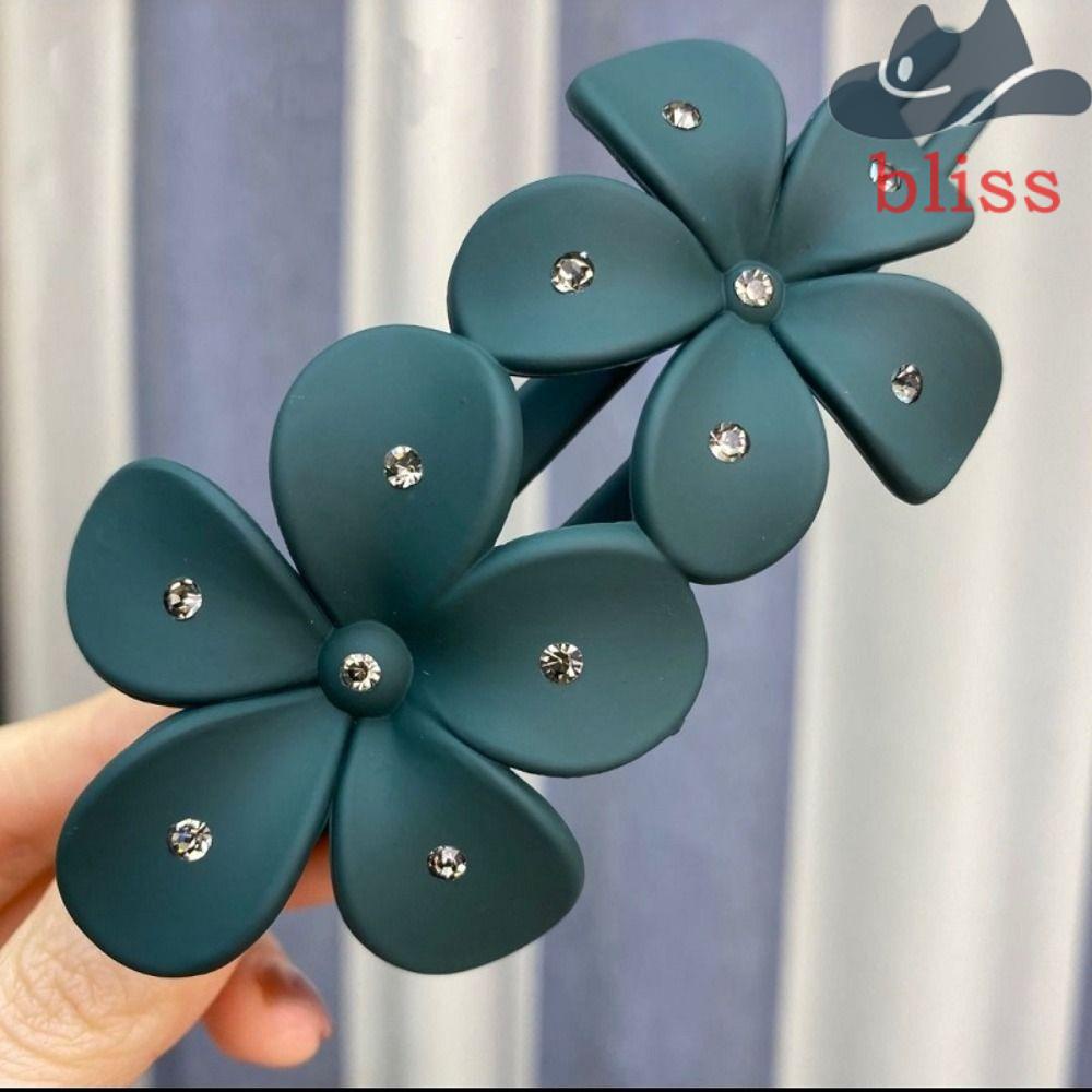 Kẹp Tóc Hình Bông Hoa Phong Cách Hàn Quốc Ngọt Ngào|Băng Đô Cài Tóc Bằng Vải Nhung Thời Trang