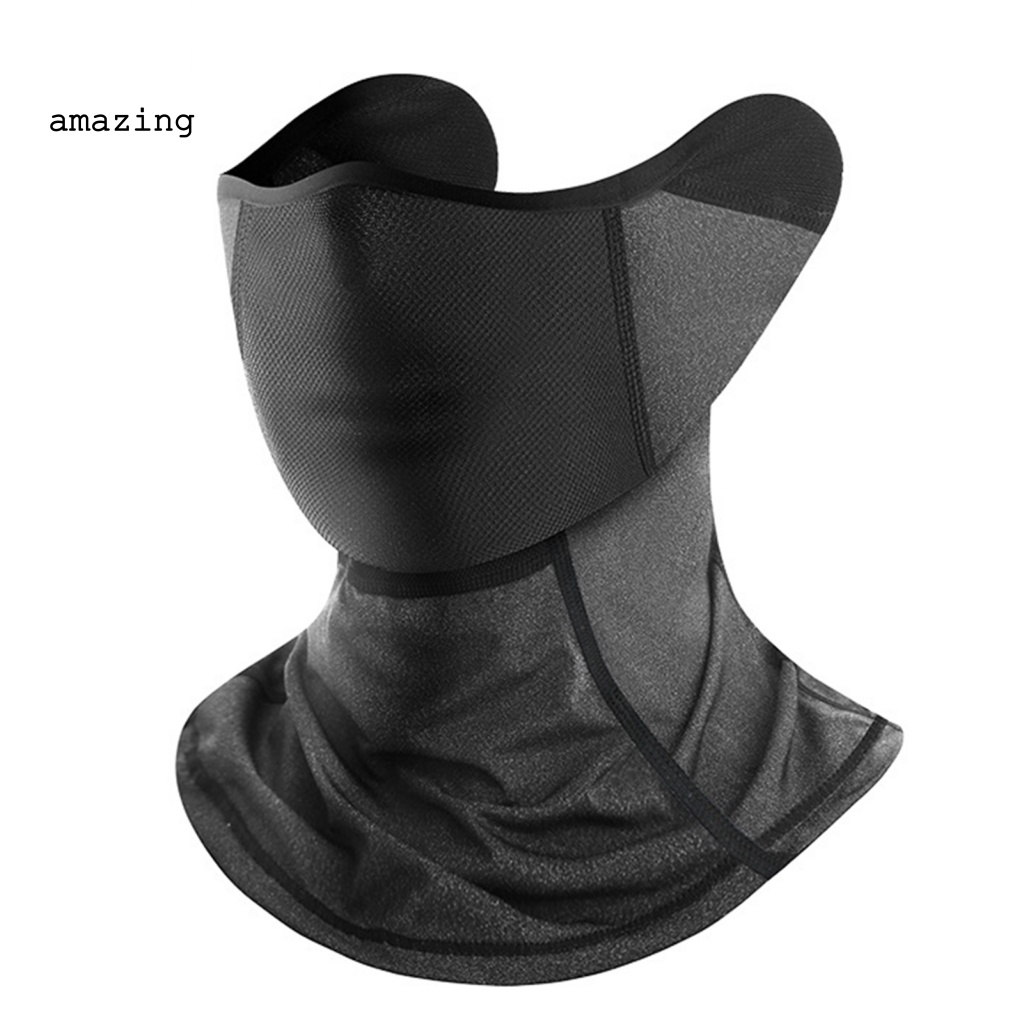 Tấm Che Mặt Bằng Lụa Lạnh Mềm Chống Bụi Dùng Đạp Xe