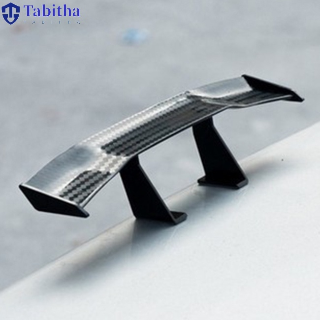 Phụ Kiện Cánh Đuôi Xe Hơi Bằng ABS Mini Màu Đen Thông Dụng