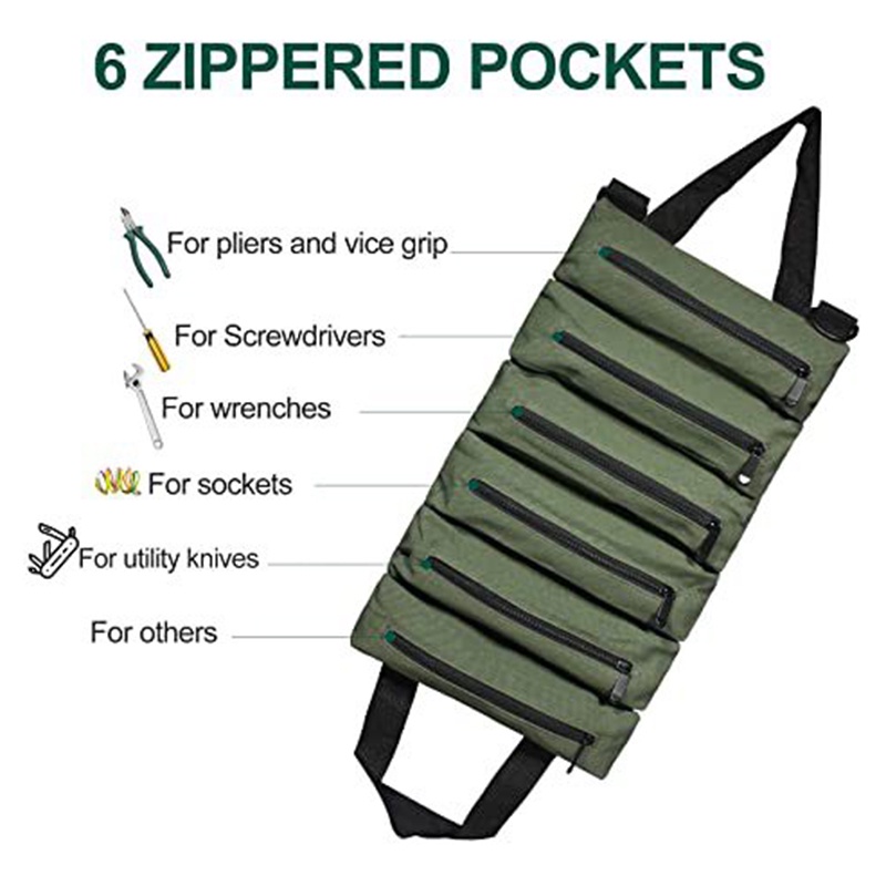 Túi Cuộn Đựng Dụng Cụ Sửa Chữa Tiện Lợi Ốp