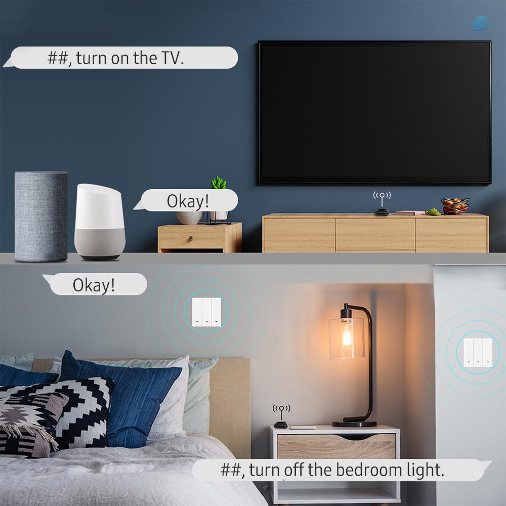 Thiết Bị Thông Minh Điều Khiển Bằng Giọng Nói Bằng Giọng Nói Tiện Dụng Cho TV / Máy Lạnh / DVD RF433