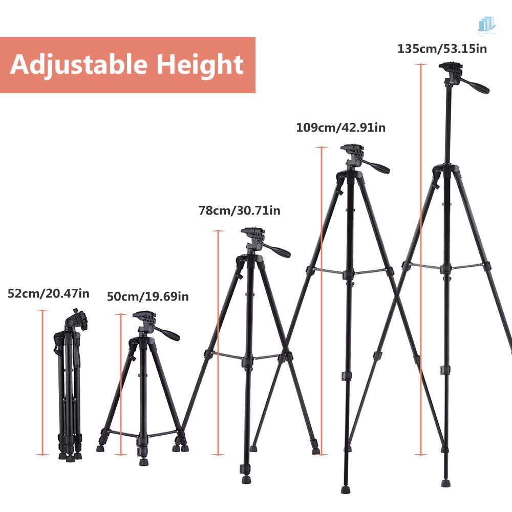 Vòng Đèn LED Andoer 10inch 2800K-5700K 3 Màu Có Giá Đỡ Ba Chân Cho Điện Thoại / Máy Ảnh