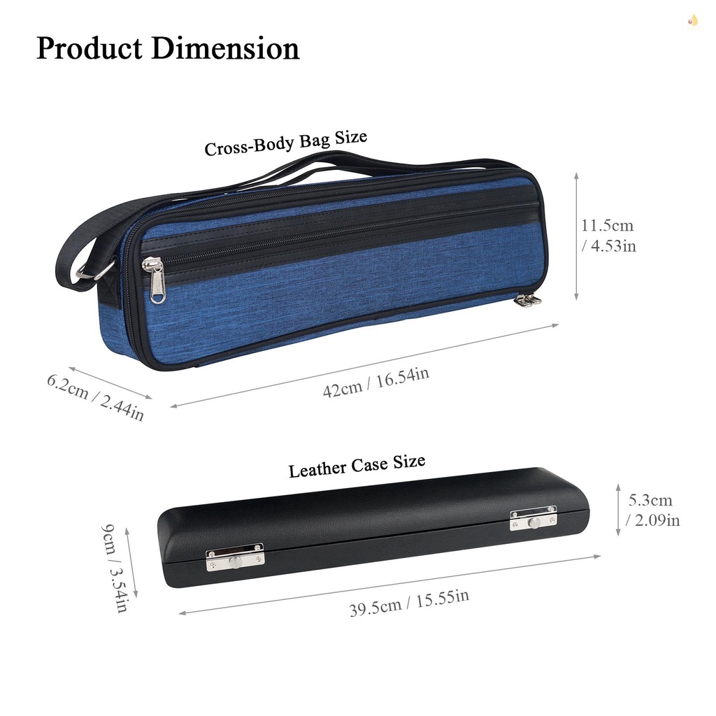 Túi Da Đựng Sáo 16 / 17 Lỗ Chất Lượng Cao Tiện Dụng