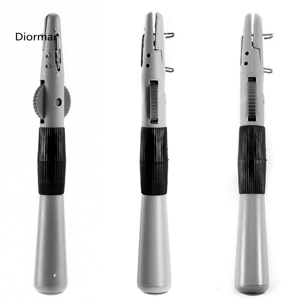 Dio Fast Tying Móc Câu Cá Dạng Bút Bằng Nhựa Màu Xám Thiết Kế Buộc Dây Móc Câu Cá Ngoài Trời