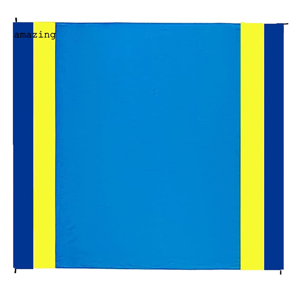 1 Bộ Thảm Cắm Trại Kèm Chốt Cố Định Chống Ẩm Dễ Mang Theo