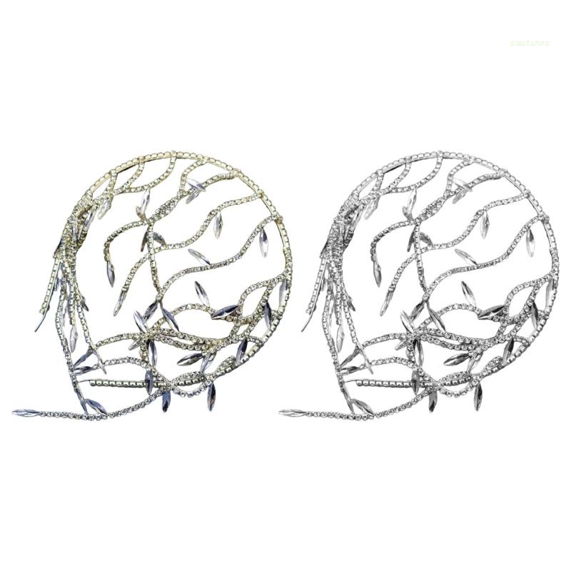 Cài Tóc Đính Đá Hình Giọt Nước Thời Trang Cho Nữ