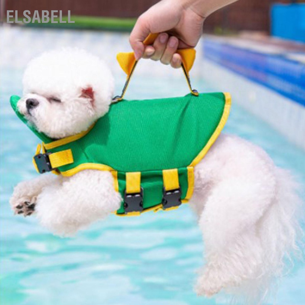 Elsabell. Áo phao cho chó，Áo Phao Cứu Sinh Có Tay Cầm Tháo Rời Được Dành Cho Cún Cưng