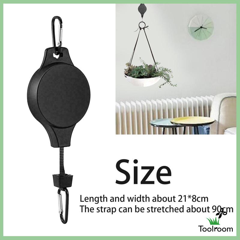 Ròng Rọc Treo Chậu Cây Có Thể Thu Gọn Tiện Dụng Cho Sân Vườn