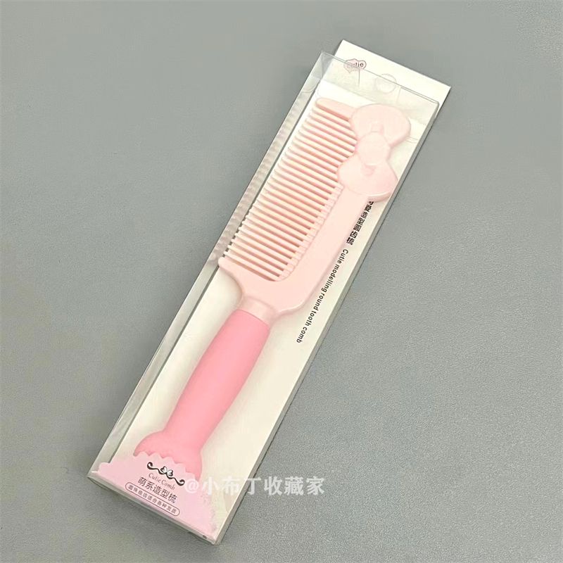 Hoạt Hình Lược Chải Tóc Dài Chống Tĩnh Điện Thiết Kế Hình Hello Kitty Dễ Thương Dành Cho Bé Gái