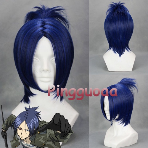 Tóc Giả Ngắn 40cm Chịu Nhiệt Hóa Trang Nhân Vật Katekyo Hitman Reborn Rokudo Mukuro