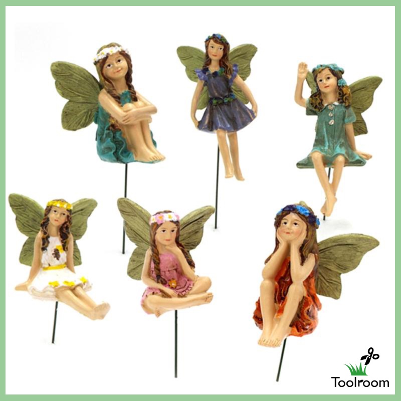 Bộ 6 Mô Hình Pixie Thu Nhỏ Dùng Trang Trí