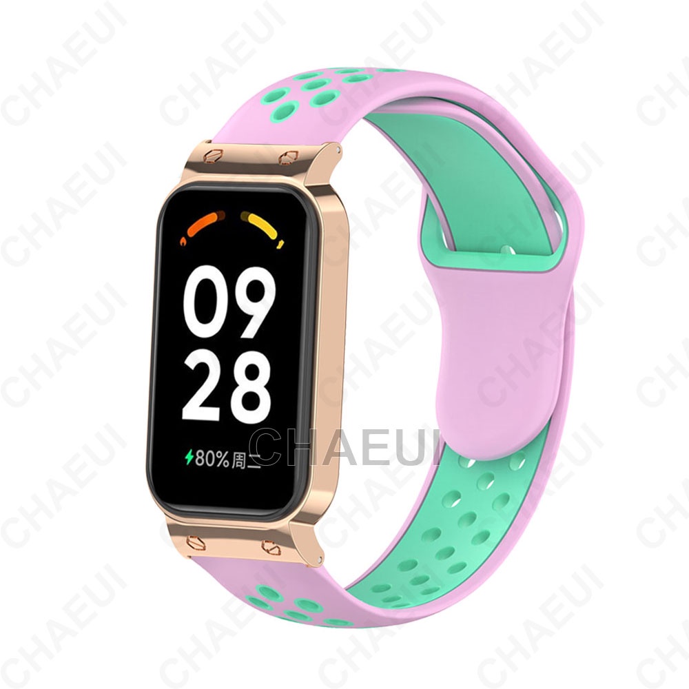 Dây Đeo Tay 2 Trong 1 Kèm Ốp Bảo Vệ Cho redmi smart band 2 / xiaomi mi band 7 pro / xiaomi smart band 8 active