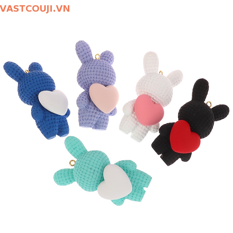 1 Móc Khóa Thỏ VASTJI Hoạt Hình Xinh Xắn