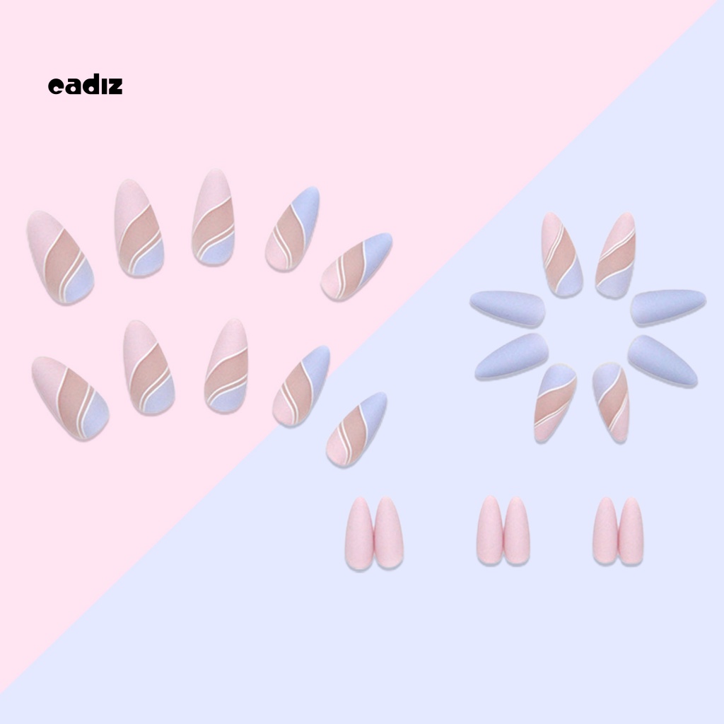 1 Bộ Móng Tay Giả Dạng Keo Không Mùi An Toàn