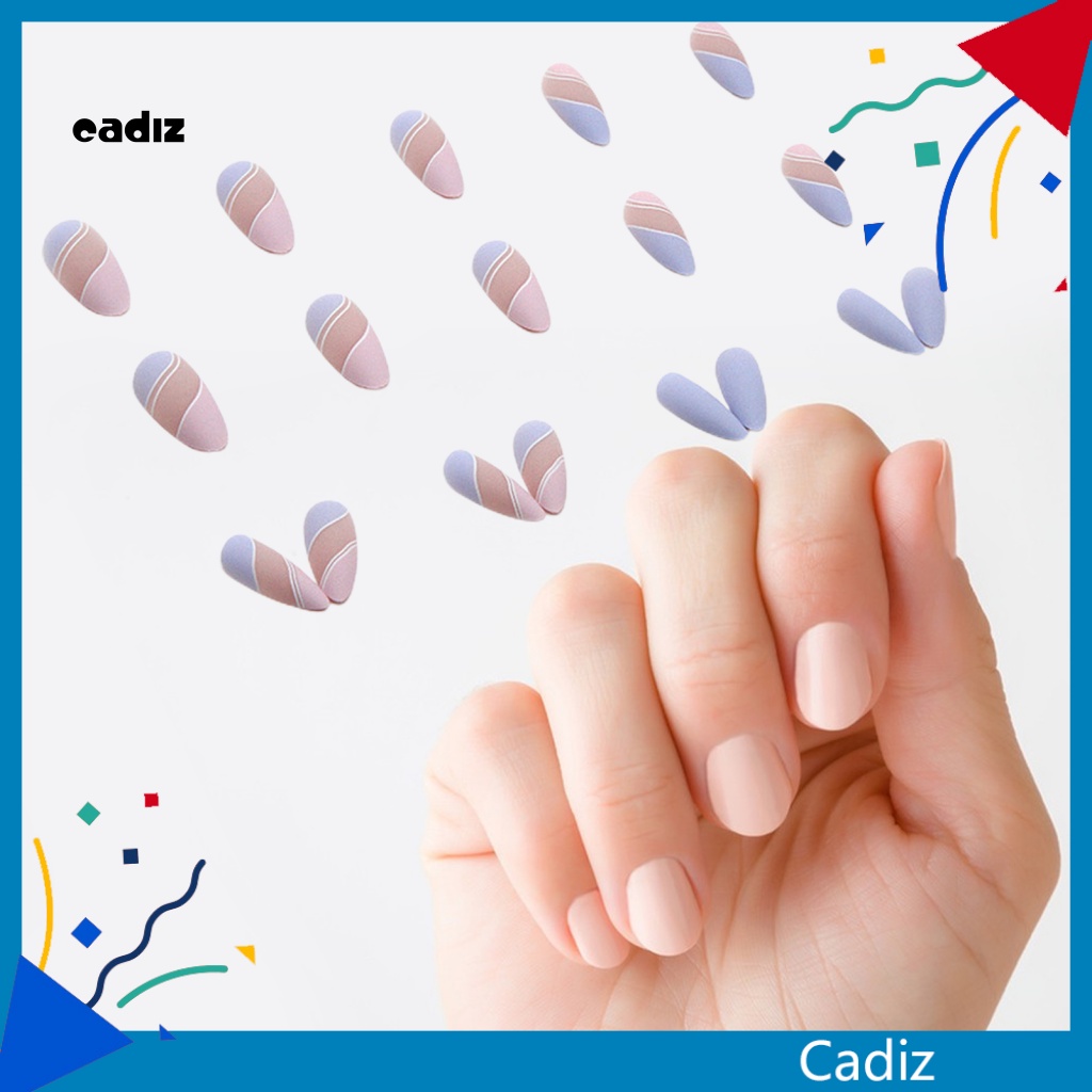 1 Bộ Móng Tay Giả Dạng Keo Không Mùi An Toàn