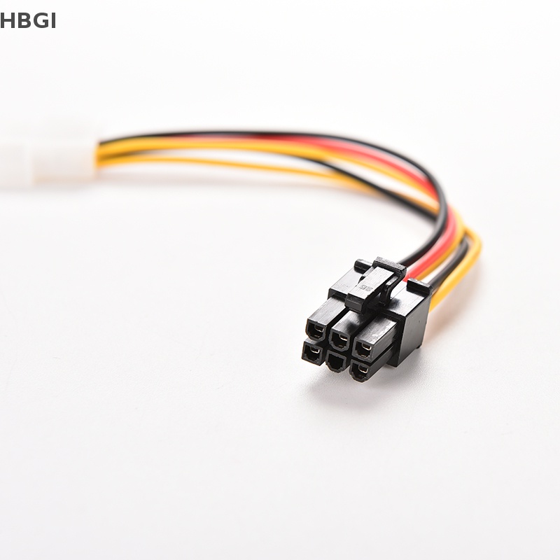 HBGI> Pci-e Card đồ họa Power Connector Cable Adapter single4-Pin đến 6-pin mới HOT