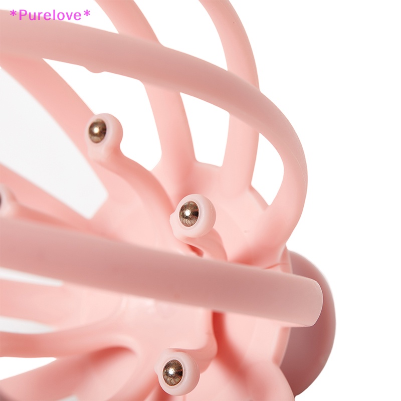 1 Dụng Cụ Mát Xa Đầu Với 18 Ngón Tay Giúp Giảm Căng Thẳng