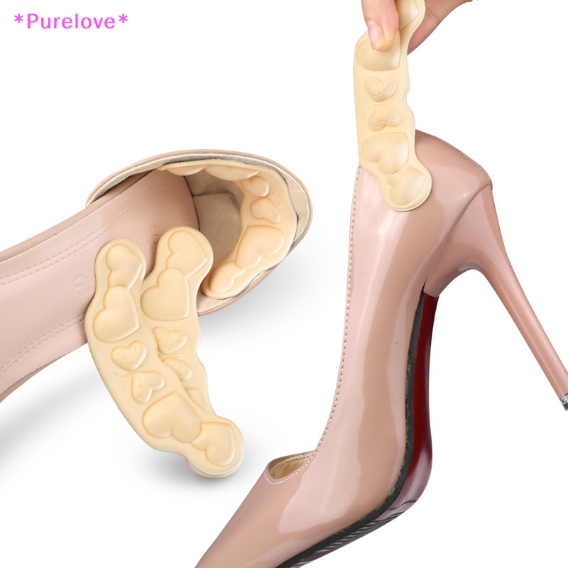 1 Cặp Đệm Lót Giày Cao Gót Bảo Vệ Chống Mòn Có Thể Điều Chỉnh Kích Thước Mới