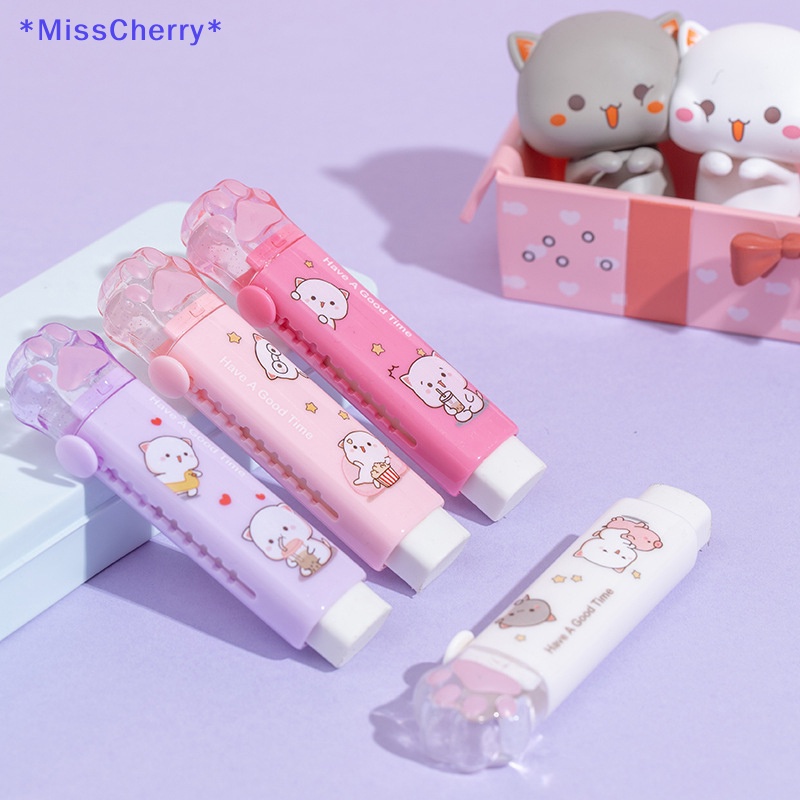 Gôm Tẩy Hình Dấu Chân Mèo Xinh Xắn Dành Cho Học Sinh Mới