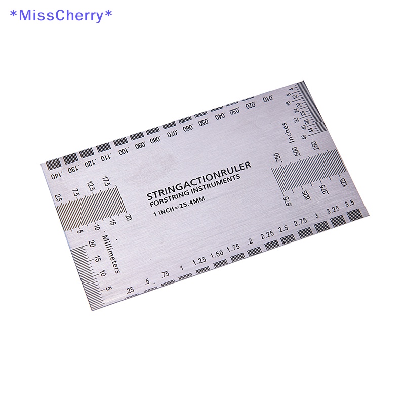 Thước Đo Dây Đàn Bằng Thép Chuyên Dụng Cho Guitar Bass Mới