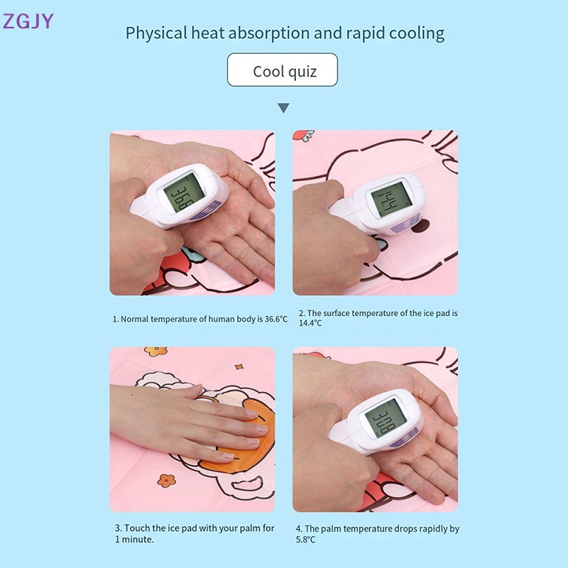 Đệm Gel Làm Mát Mùa Hè In Họa Tiết Hoạt Hình Dễ Thương Mới