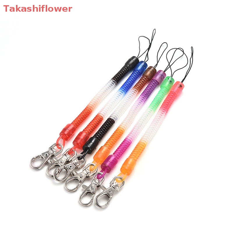 (Takashiflower) 1 Vòng Tròn Nhựa-Keychain-Keychain-Keychain-Keychain-Keychain-Keyring - Co Giãn Có Thể Thu Vào Được