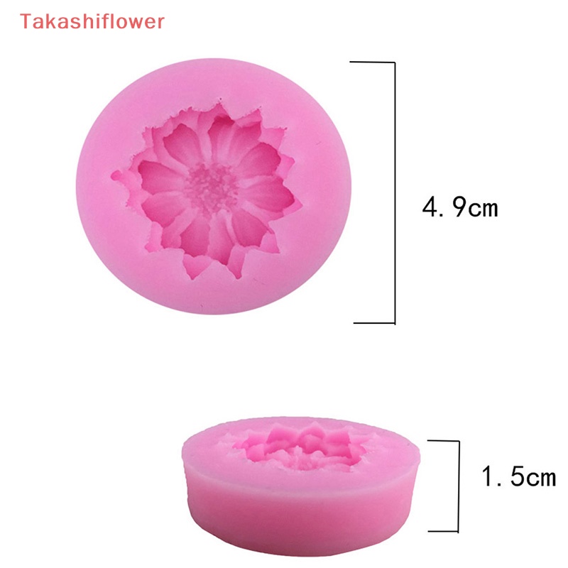 Khuôn Silicone Làm Bánh Tạo Hình Hoa 3D Độc Đáo Tiện Dụng
