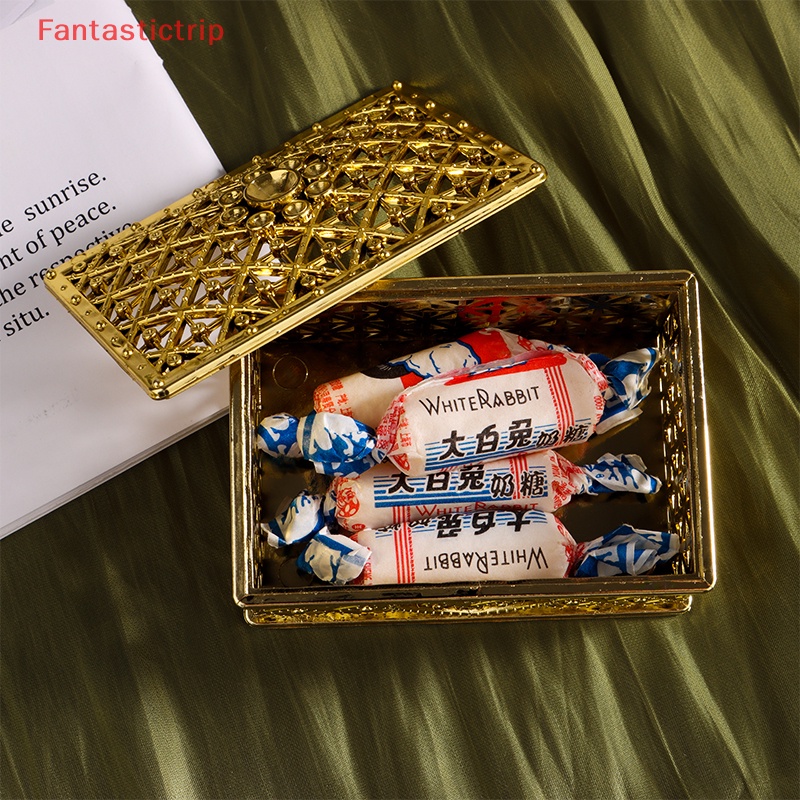 [Fantastictrip] Hộp Đựng Trang Sức / Kẹo / Trang Sức Mini Cổ Điển Trang Trí Đám Cưới Mới