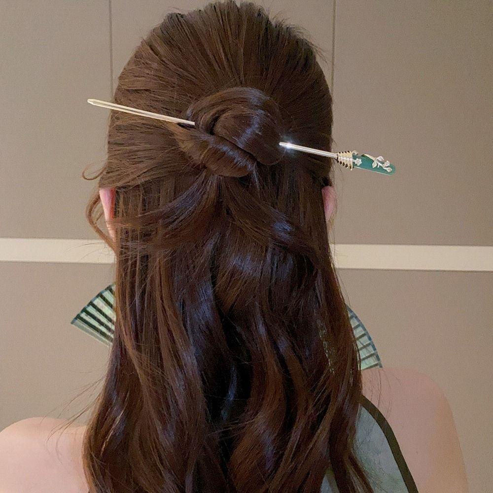 Trâm Cài Tóc Hình Hoa Lá Phong Cách Trung Quốc Cổ Điển Cho Nữ