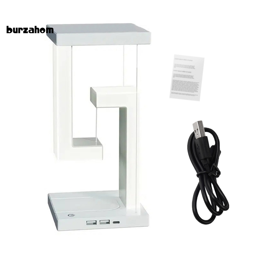 Đèn LED Để Bàn 2 Trong 1 Chống Trọng Lực 10W Tích Hợp Sạc Điện Thoại Tiện Dụng