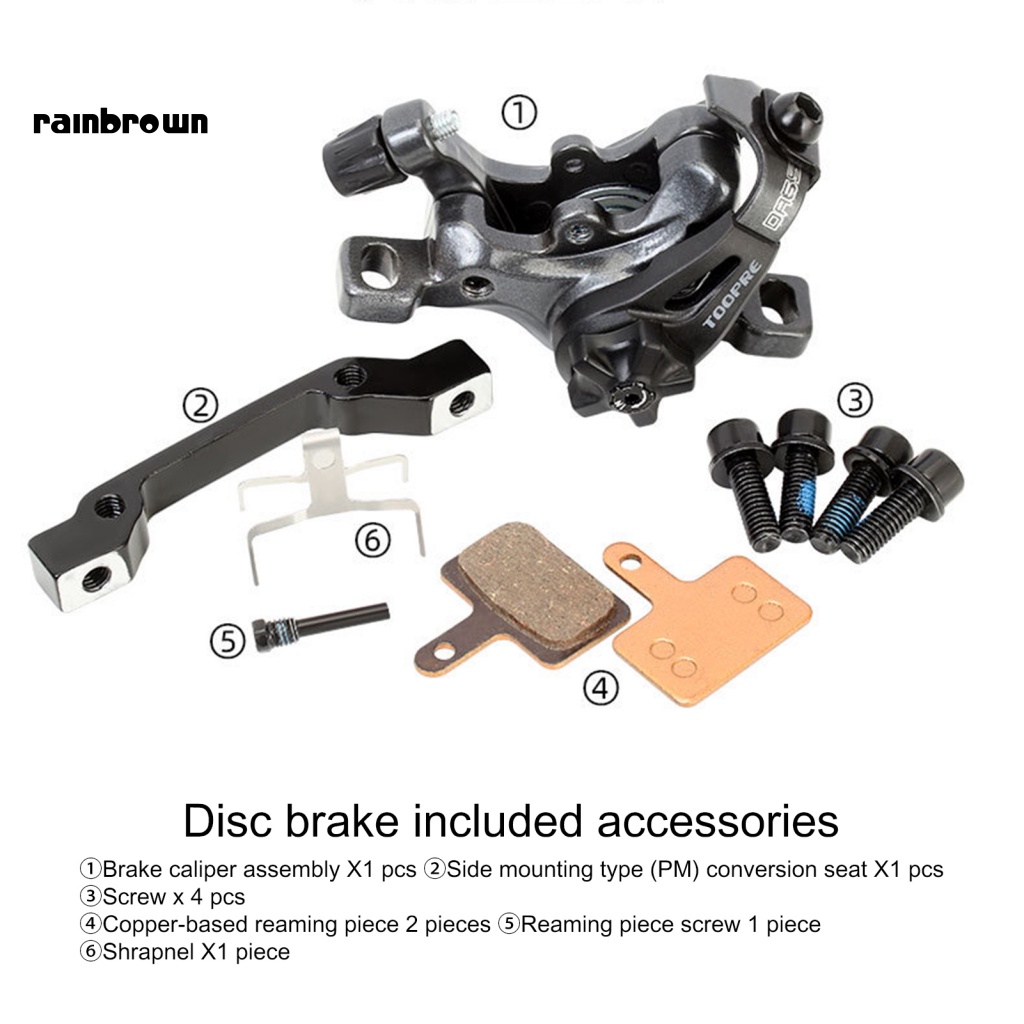 1 Bộ Kẹp Phanh Đĩa Trọng Lượng Nhẹ Cho Xe Đạp Điện