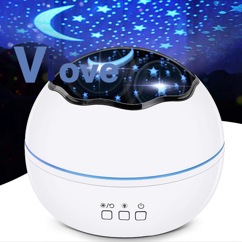 Đèn LED Chiếu Ánh Sáng Ban Đêm Hình Ngôi Sao / Dải Ngân Hà Độc Đáo Trang Trí Phòng Ngủ