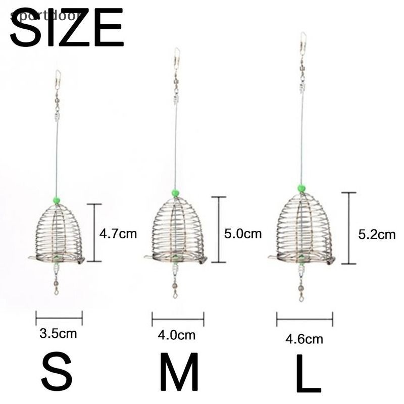 Lồng Bắt Cá Bằng Thép Không Gỉ Tiện Dụng Cho Hoạt Động Ngoài Trời