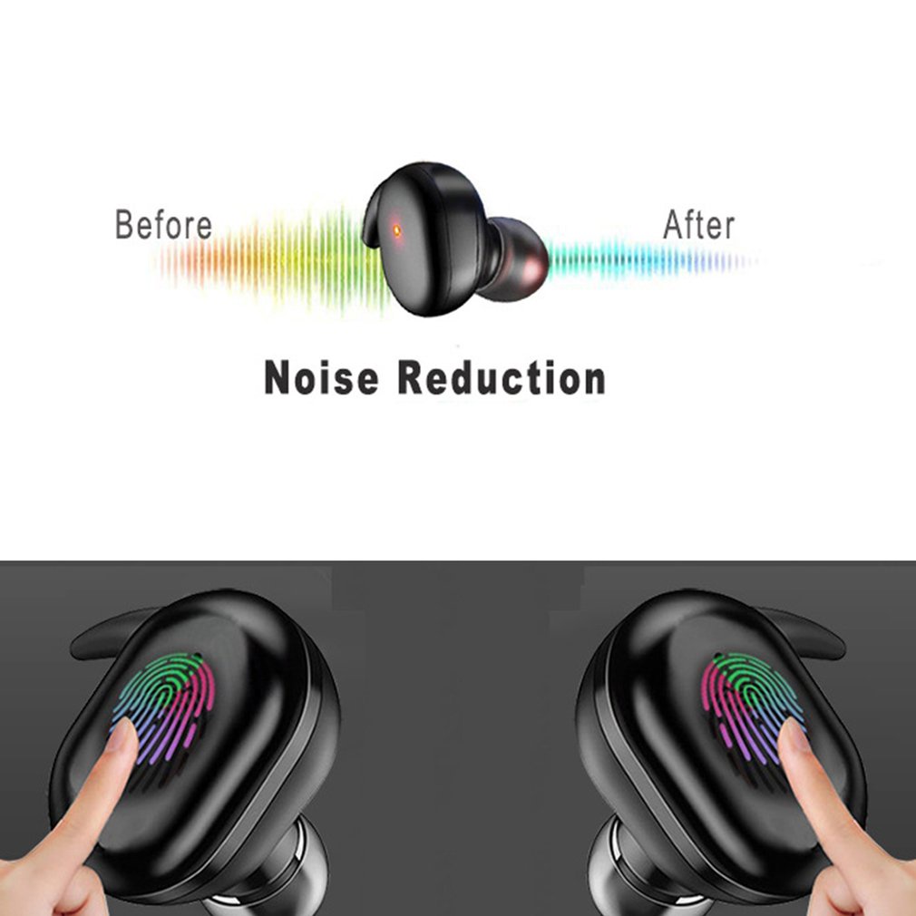 Y30 5.0 Wireless Headphones Noise Canceling Stereo Sound Music In-Ear For Ios And Smartphone [Q/10]