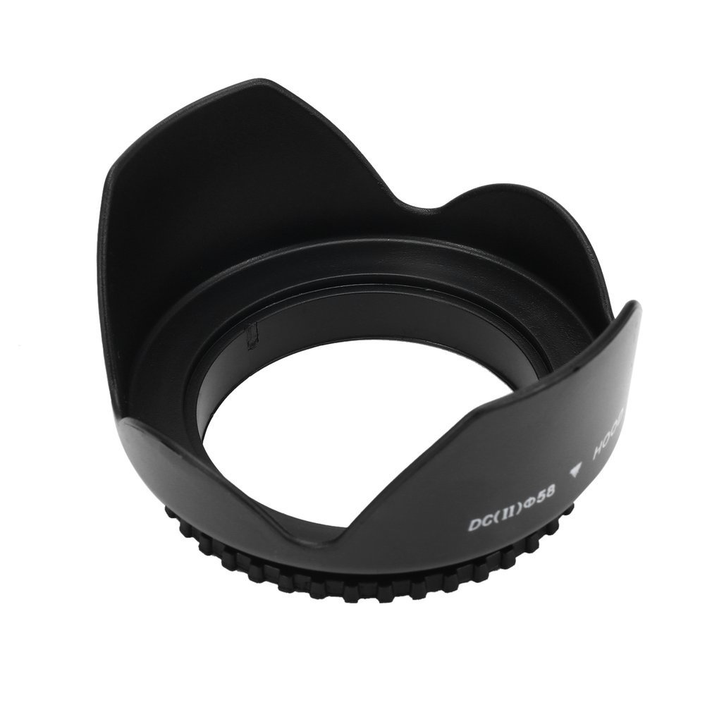 58Mm Lens Hood Screw Mount Flower Shape For Canon Camera Dc-Sn Filters Accessories [Q/6]