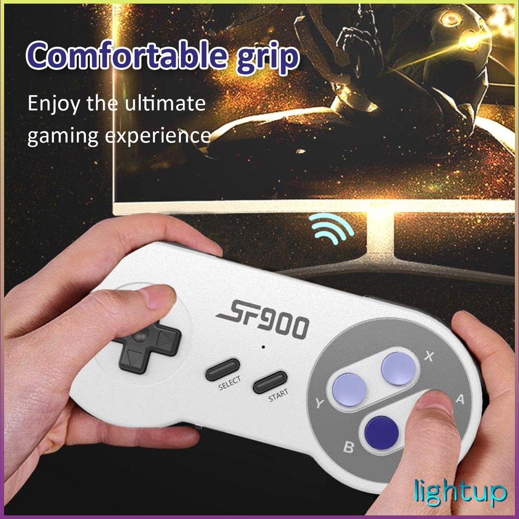 Tay Cầm Chơi Game Không Dây Vui Sáng Tạo Sf900 Tương Thích Hdmi 16-Bit 1500+ Retro Tv Stick Cho Nintendos
