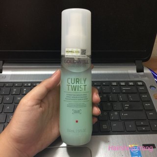 Xịt xả khô siêu dưỡng tóc cho tóc xoăn tự nhiên và tóc uốn 150ml GOLDWELL