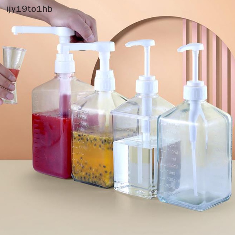 {ijy19to1hb} 1600ml cà phê xi-rô quả đa chức năng Mật Ong sốt cà chua chai W/bơm mới