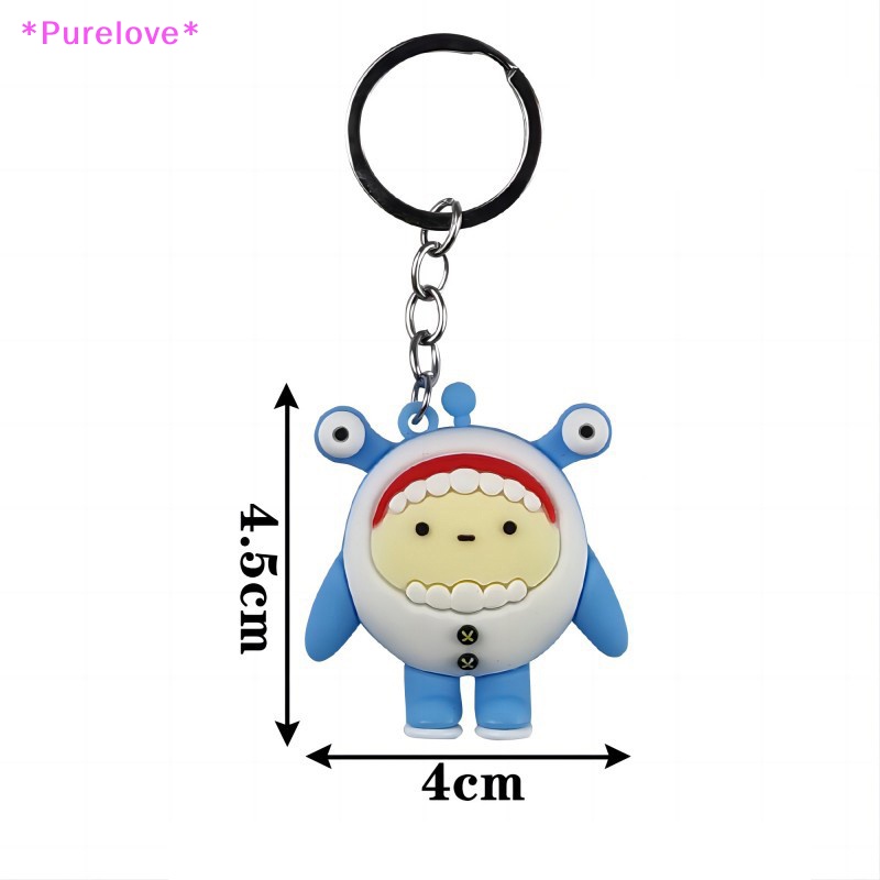 Móc Khóa Silicon Hình Búp Bê Hoạt Hình Dễ Thương Mới