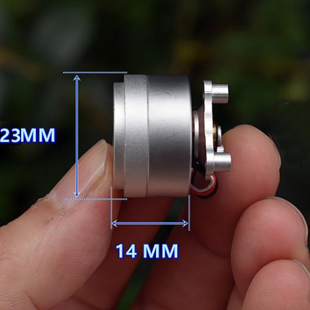 Động Cơ Không Chổi Than DC 12V Micro 1806 23MM NdFeB 370KV Cho Máy Ảnh Cầm Tay