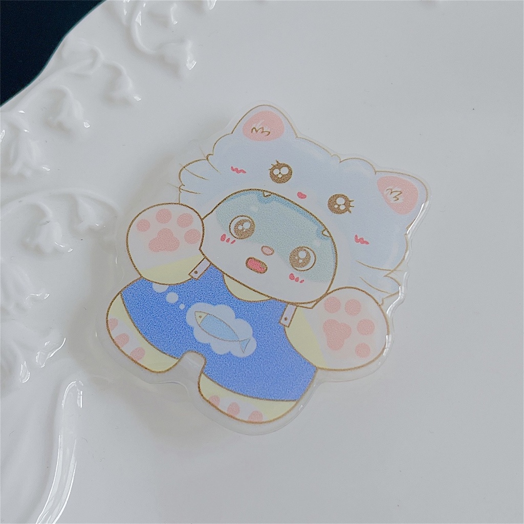 Ốp Điện Thoại Họa Tiết Hoạt Hình Có Túi Khí Và Dây Đeo Ngón Tay Cho iphone