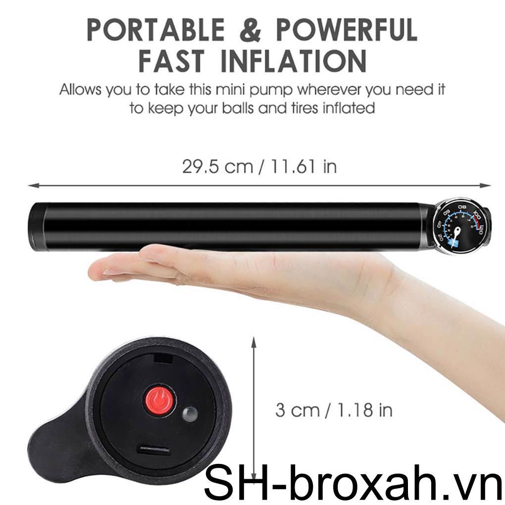 Máy Bơm Hơi Xe Đạp Áp Suất Cao Thiết Kế Đơn Giản Tiện Lợi Dễ Sử Dụng