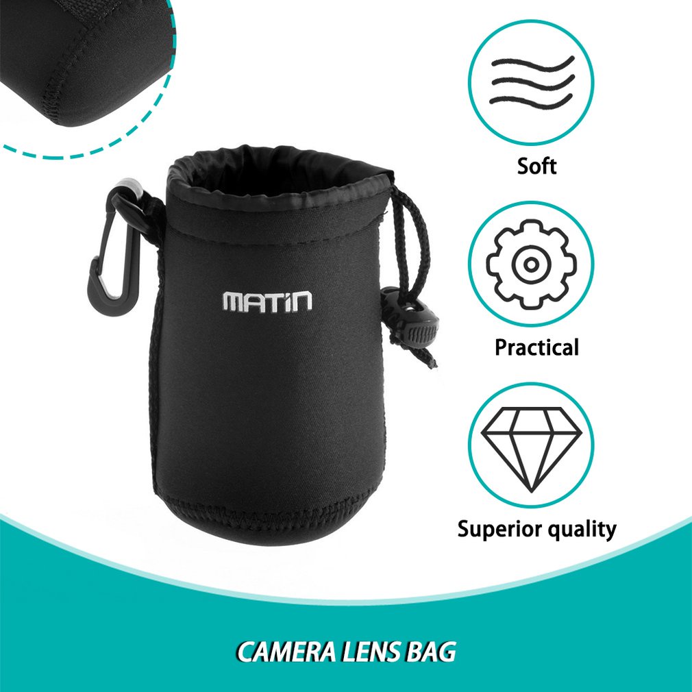 3Mm Thick (Roughly) Neoprene Belt Loop Worldwide Matin Waterproof Soft Camera Lens Pouch Bag Case Promotion [Q/10]