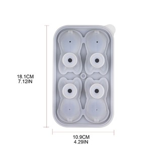 Khay Silicone Làm Đá Hình Chó Bull