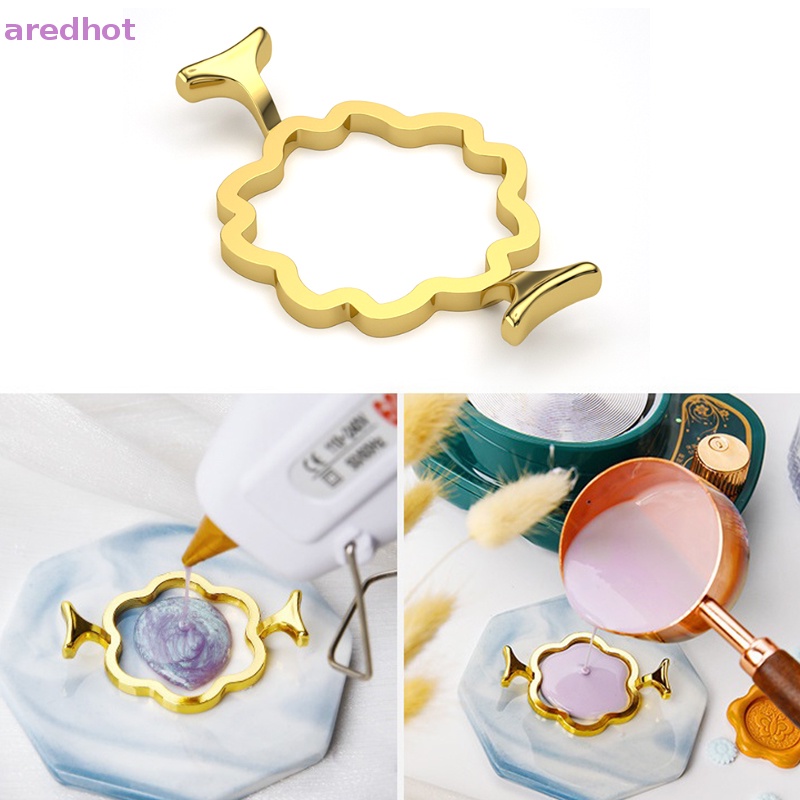 1 Khuôn Làm Con Dấu Sáp Bằng Kim Loại Hình Tròn Mới