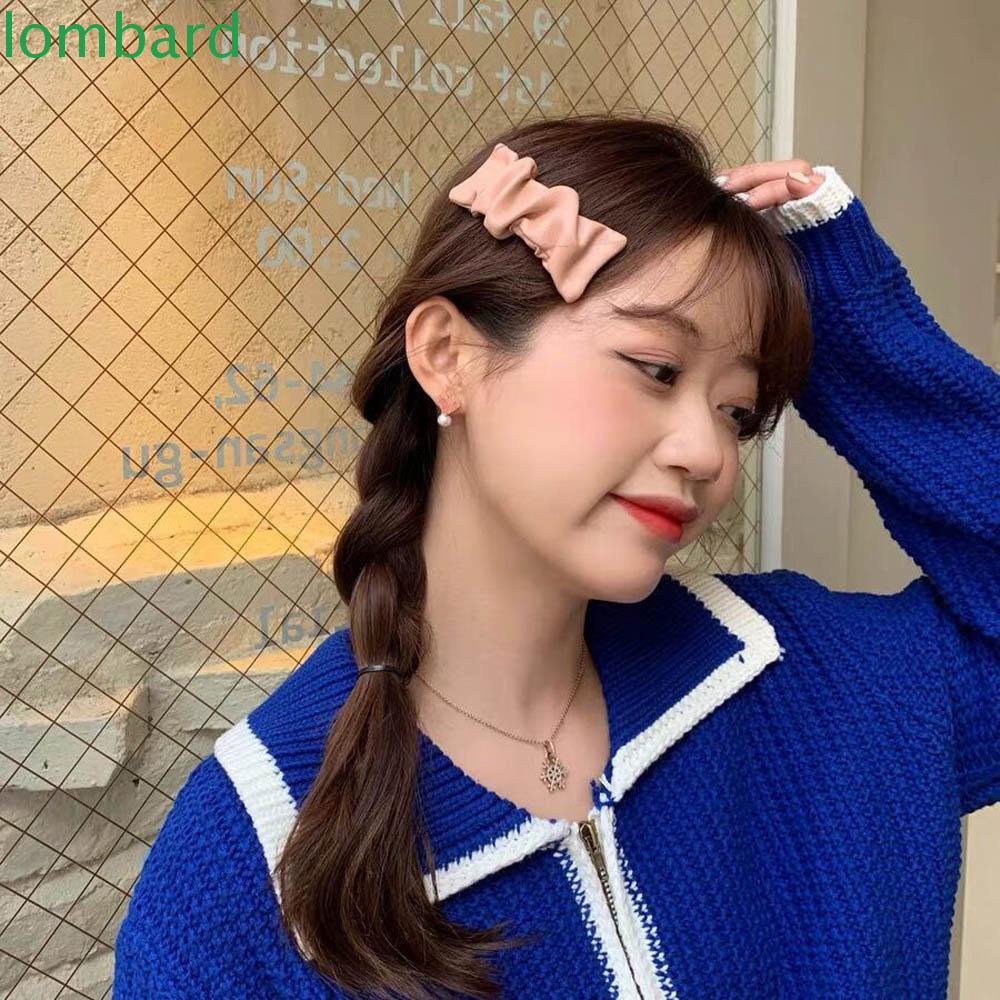 Kẹp TóC ChấT LiệU Da ThờI Trang Cho Nữ