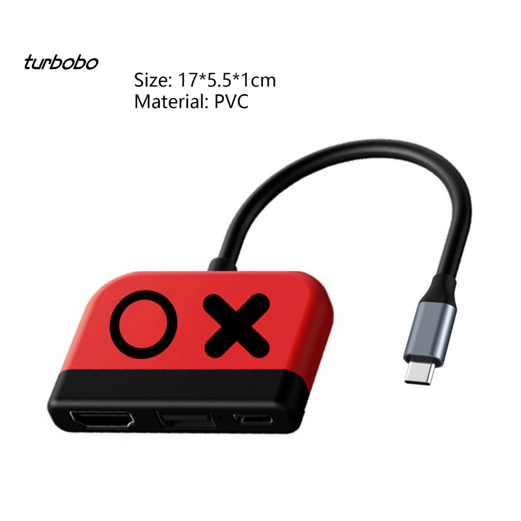 Docking Station 3 Trong 1 Type-C Sang 4K HDMI-C USB 3.0 PD Đa Năng Cho Switch