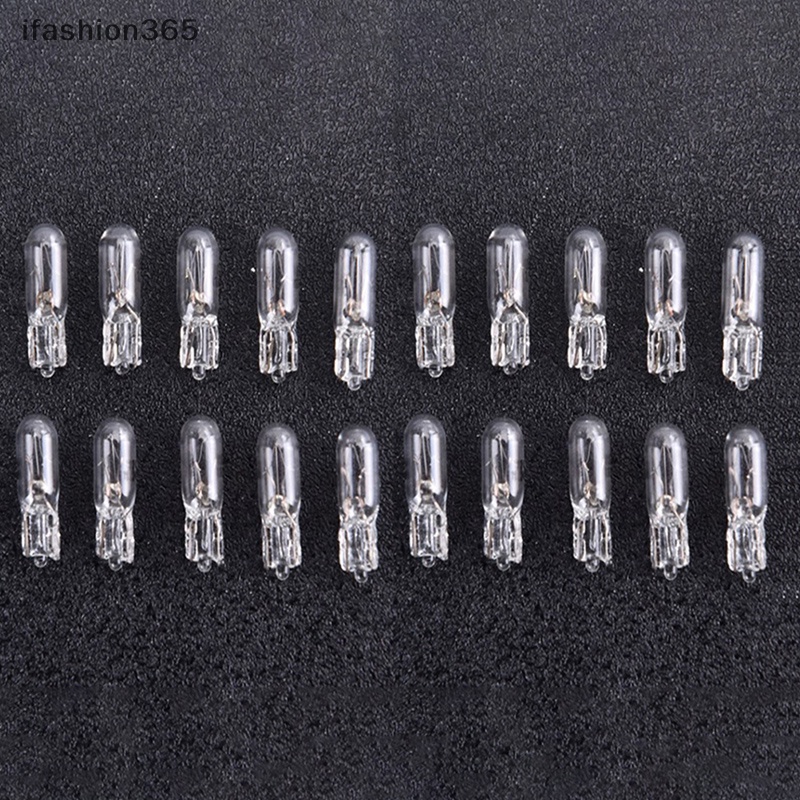 Set 20 Bóng Đèn T5 W2W 12V ifashion365 Cho Bảng Điều Khiển Xe Hơi