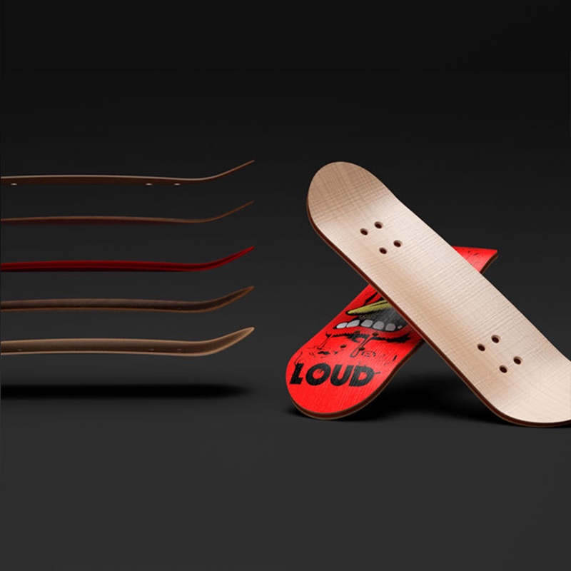 Ván Trượt Ngón Tay Bằng Hợp Kim Nhôm DIY Cho Trẻ Em Màu Tím peda LKZBR Jk