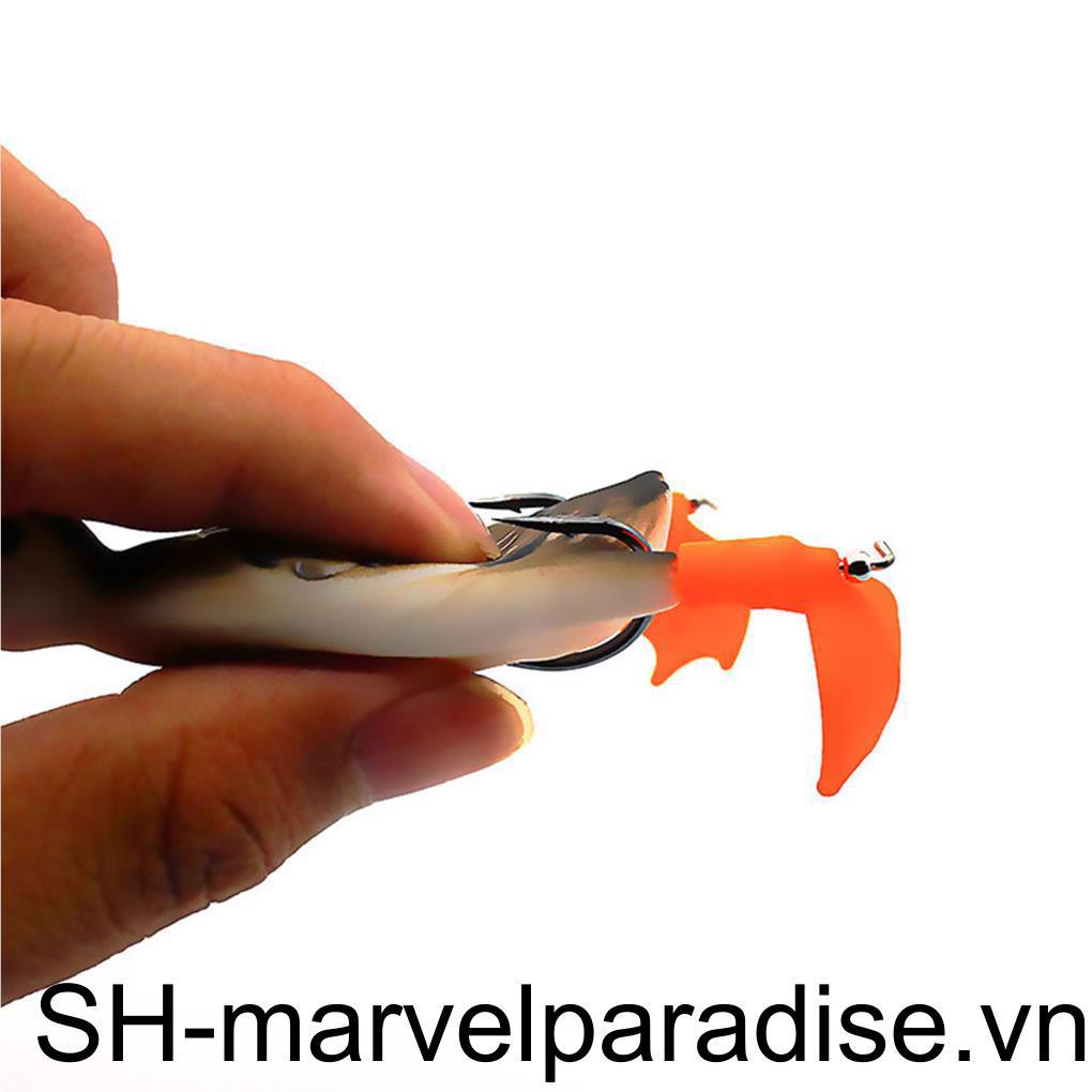 Mồi Câu Cá Giả Bằng Nhựa Hình Vịt 3D Cỡ Lớn 9 5cm 12g